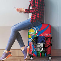 Personalised Central African Republic Luggage Cover Elephant Coat Of Arms