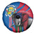 Personalised Central African Republic Spare Tire Cover Elephant Coat Of Arms