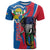 Personalised Central African Republic T Shirt Elephant Coat Of Arms