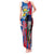 Personalised Central African Republic Tank Maxi Dress Elephant Coat Of Arms