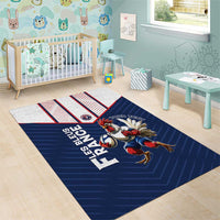 France Rugby Custom Area Rug Allez Les Bleus - Sporty Style