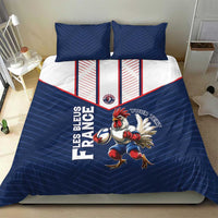 France Rugby Custom Bedding Set Allez Les Bleus - Sporty Style