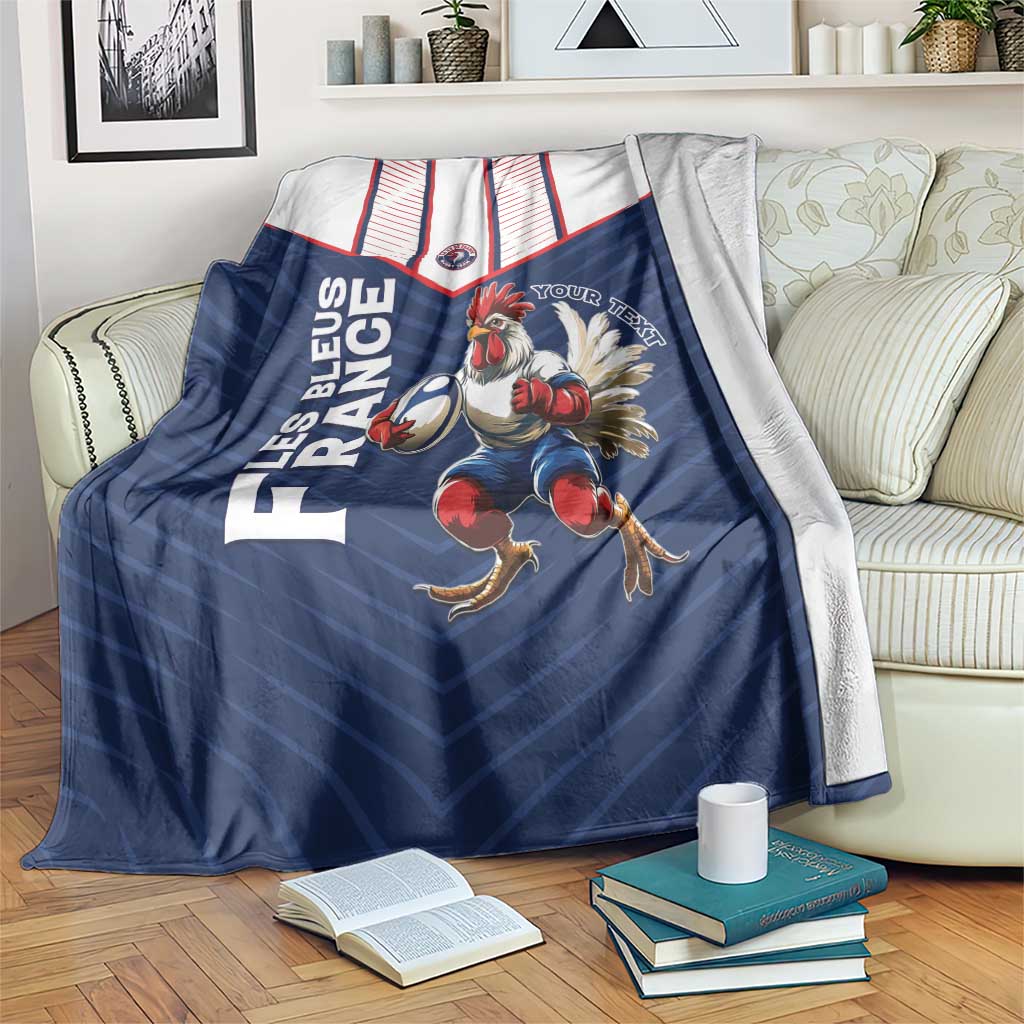 France Rugby Custom Blanket Allez Les Bleus - Sporty Style