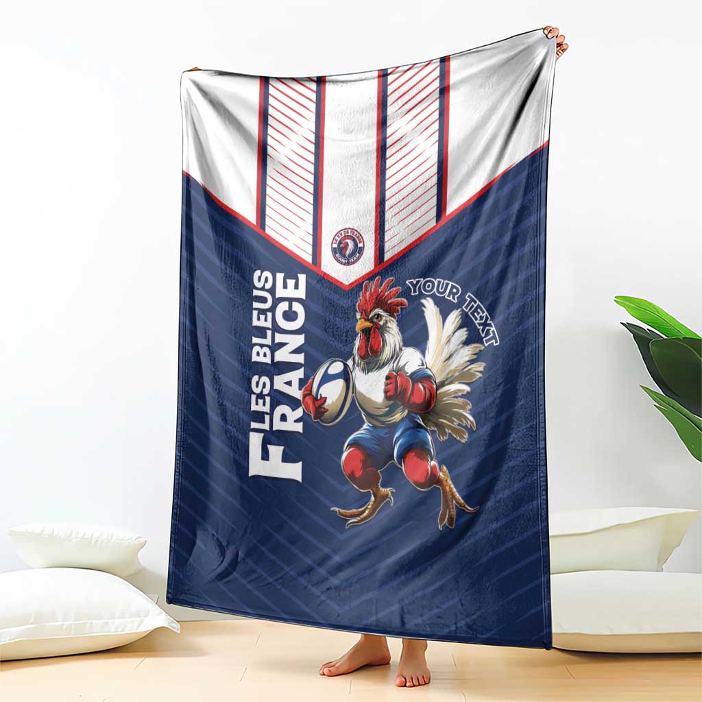 France Rugby Custom Blanket Allez Les Bleus - Sporty Style