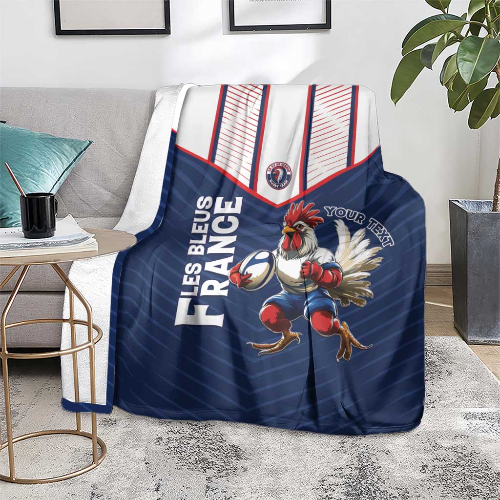 France Rugby Custom Blanket Allez Les Bleus - Sporty Style