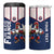 France Rugby Custom 4 in 1 Can Cooler Tumbler Allez Les Bleus - Sporty Style