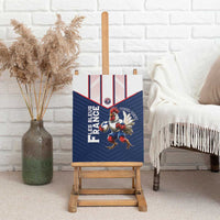 France Rugby Custom Canvas Wall Art Allez Les Bleus - Sporty Style