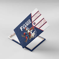 France Rugby Custom Canvas Wall Art Allez Les Bleus - Sporty Style