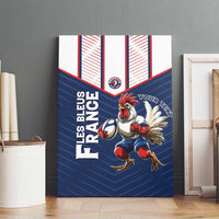 France Rugby Custom Canvas Wall Art Allez Les Bleus - Sporty Style