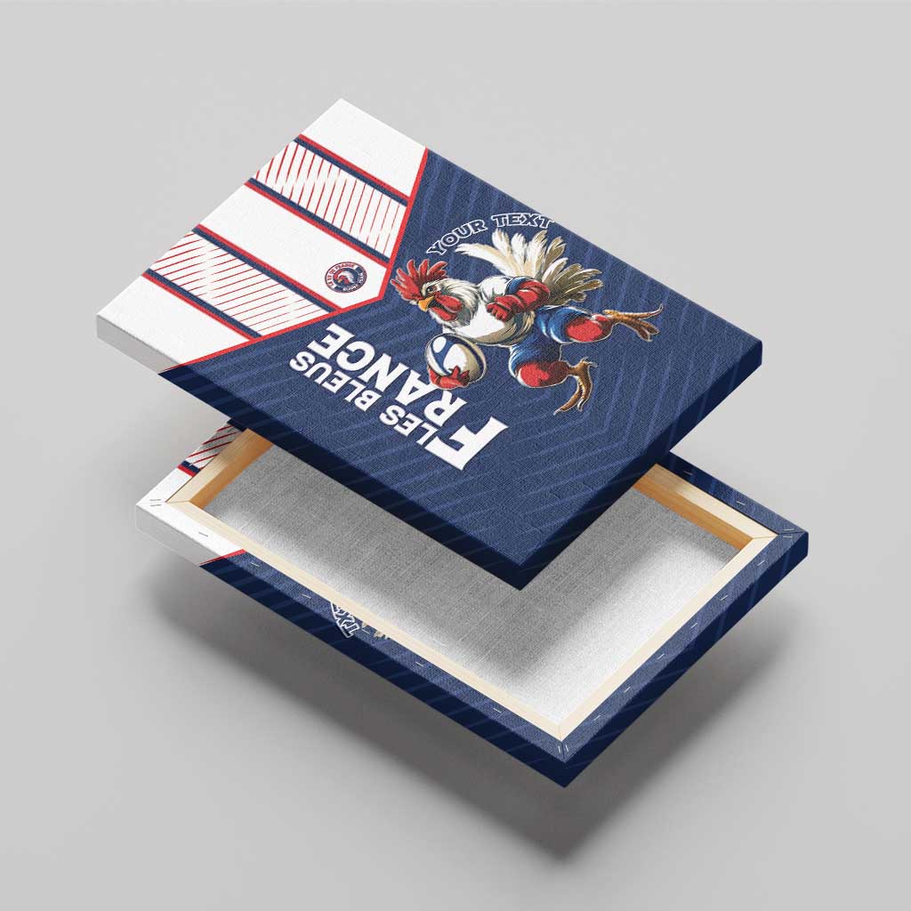 France Rugby Custom Canvas Wall Art Allez Les Bleus - Sporty Style