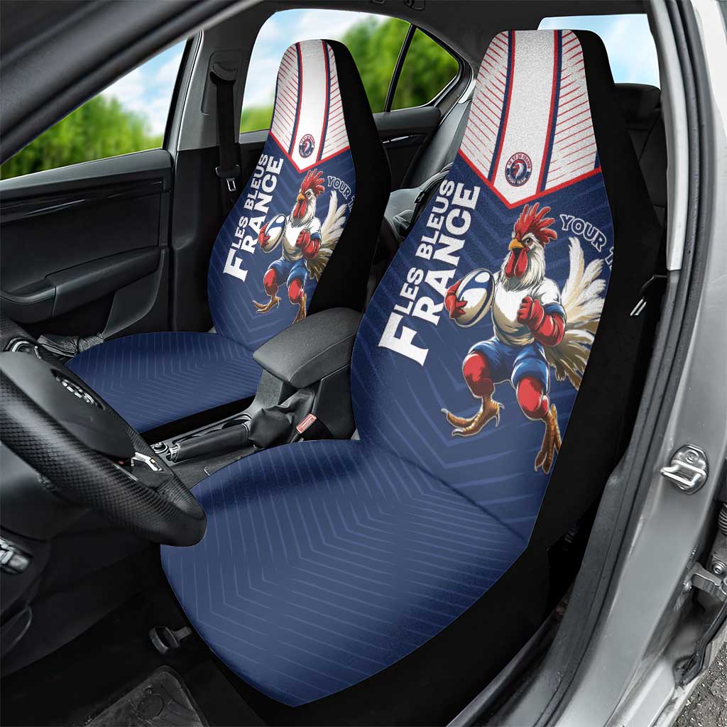 France Rugby Custom Car Seat Cover Allez Les Bleus - Sporty Style