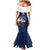 France Rugby Custom Family Matching Mermaid Dress and Hawaiian Shirt Allez Les Bleus - Sporty Style