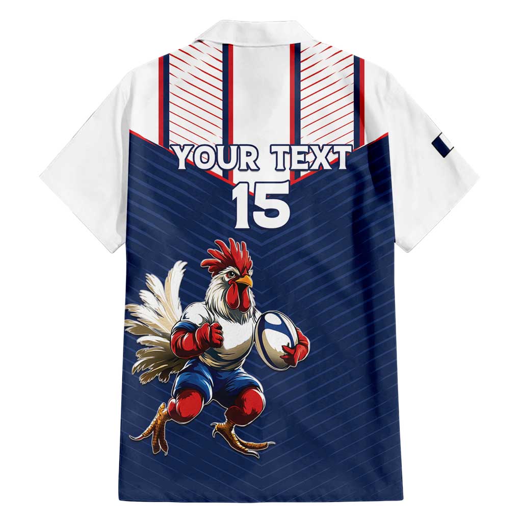 France Rugby Custom Family Matching Puletasi and Hawaiian Shirt Allez Les Bleus - Sporty Style