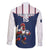 France Rugby Custom Family Matching Short Sleeve Bodycon Dress and Hawaiian Shirt Allez Les Bleus - Sporty Style