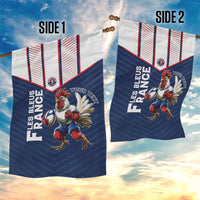 France Rugby Custom Garden Flag Allez Les Bleus - Sporty Style