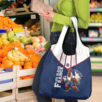 France Rugby Custom Grocery Bag Allez Les Bleus - Sporty Style