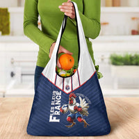 France Rugby Custom Grocery Bag Allez Les Bleus - Sporty Style