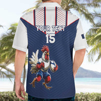 France Rugby Custom Hawaiian Shirt Allez Les Bleus - Sporty Style