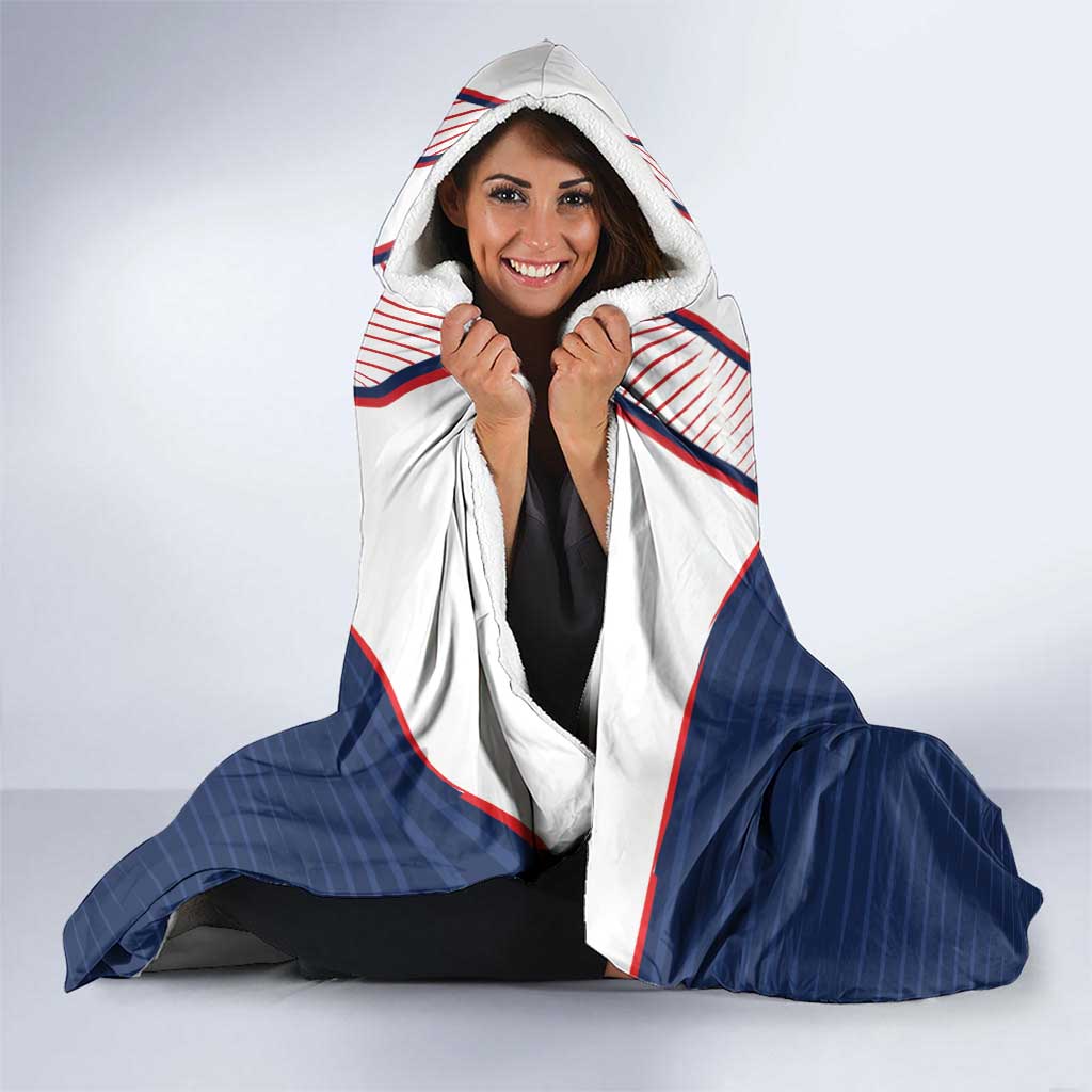 France Rugby Custom Hooded Blanket Allez Les Bleus - Sporty Style