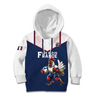 France Rugby Custom Kid Hoodie Allez Les Bleus - Sporty Style