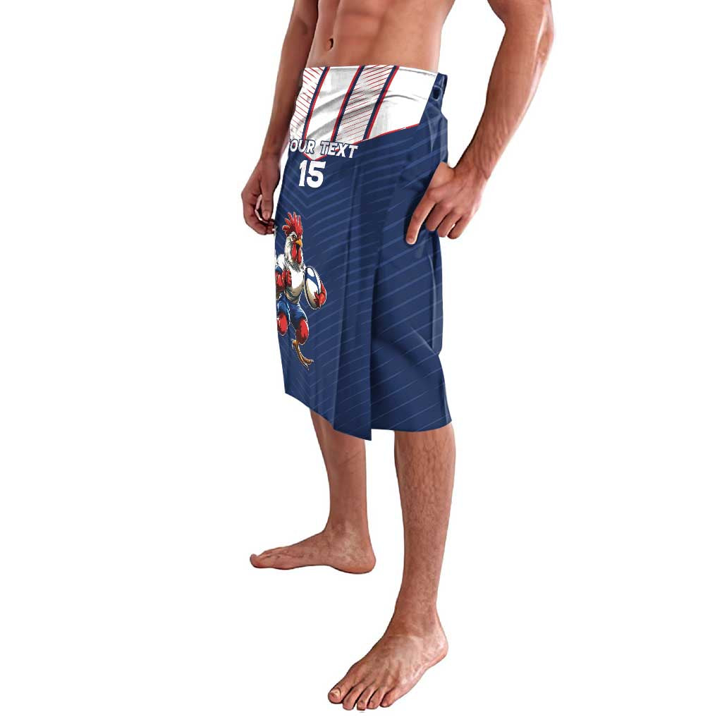France Rugby Custom Lavalava Allez Les Bleus - Sporty Style