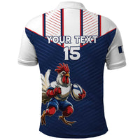 France Rugby Custom Polo Shirt Allez Les Bleus - Sporty Style
