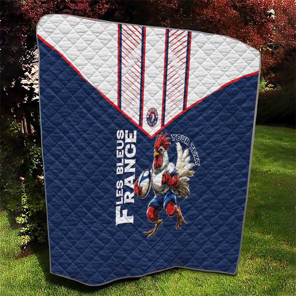 France Rugby Custom Quilt Allez Les Bleus - Sporty Style