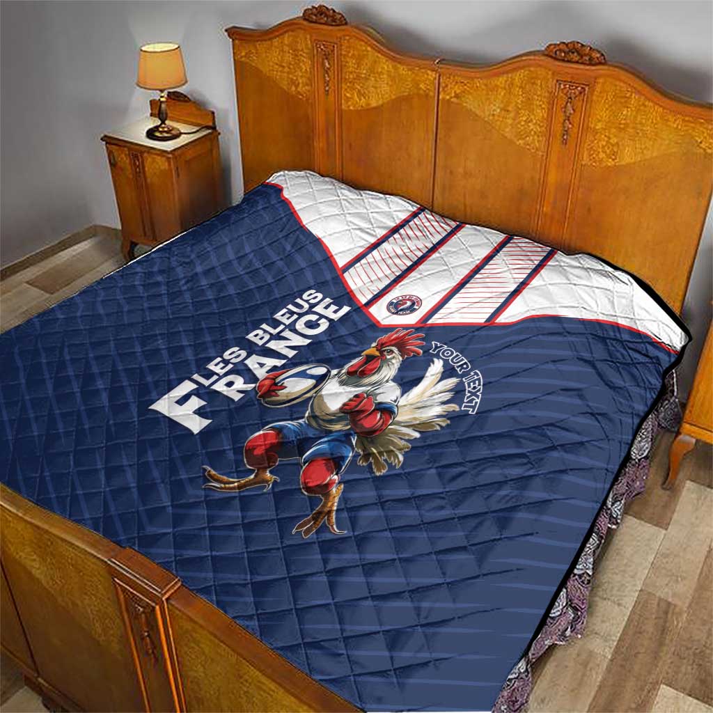 France Rugby Custom Quilt Allez Les Bleus - Sporty Style