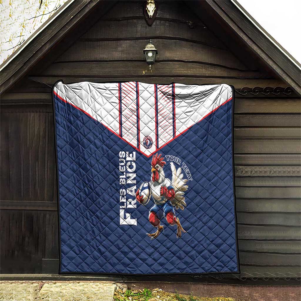 France Rugby Custom Quilt Allez Les Bleus - Sporty Style
