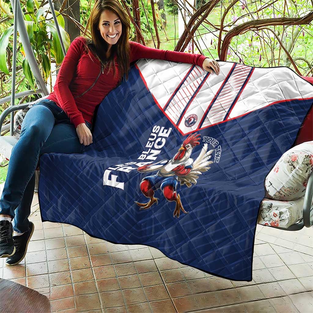 France Rugby Custom Quilt Allez Les Bleus - Sporty Style