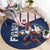 France Rugby Custom Round Carpet Allez Les Bleus - Sporty Style