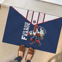 France Rugby Custom Rubber Doormat Allez Les Bleus - Sporty Style