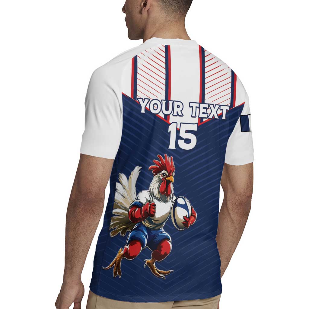 France Rugby Custom Rugby Jersey Allez Les Bleus - Sporty Style