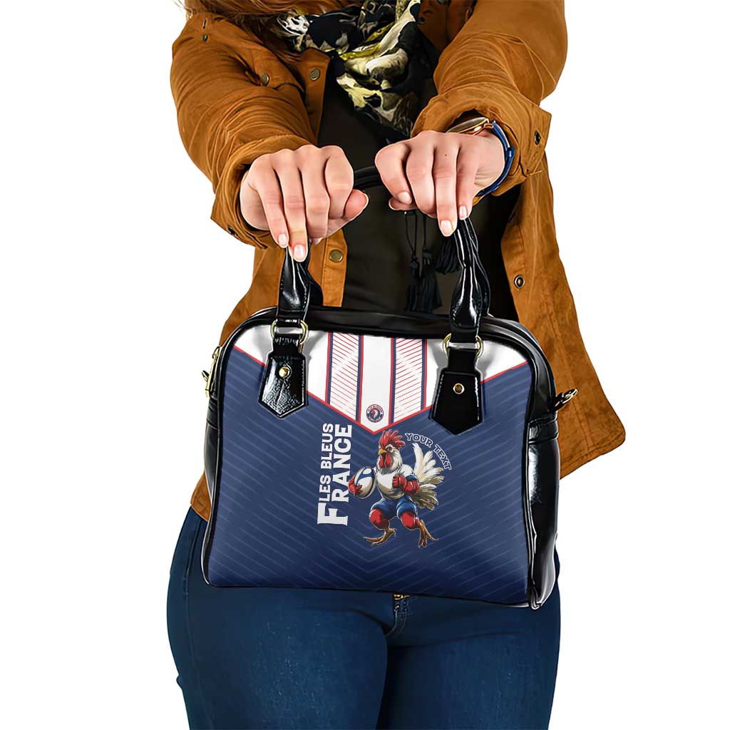 France Rugby Custom Shoulder Handbag Allez Les Bleus - Sporty Style