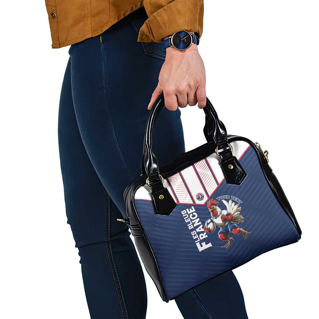 France Rugby Custom Shoulder Handbag Allez Les Bleus - Sporty Style