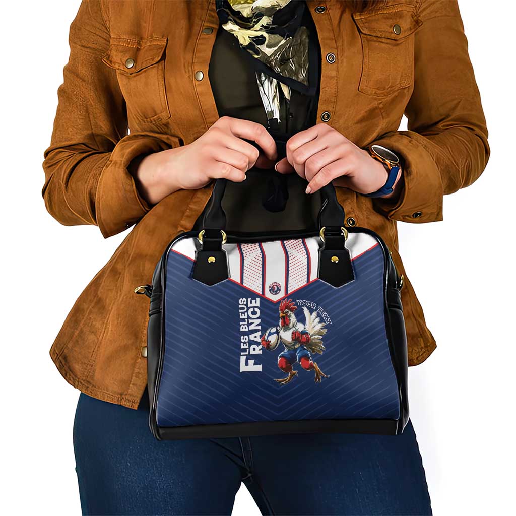 France Rugby Custom Shoulder Handbag Allez Les Bleus - Sporty Style