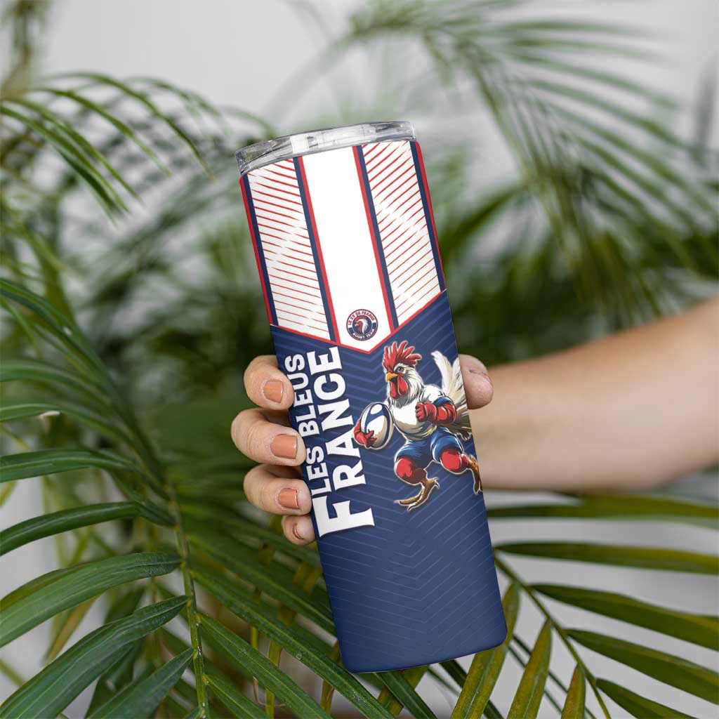 France Rugby Custom Skinny Tumbler Allez Les Bleus - Sporty Style