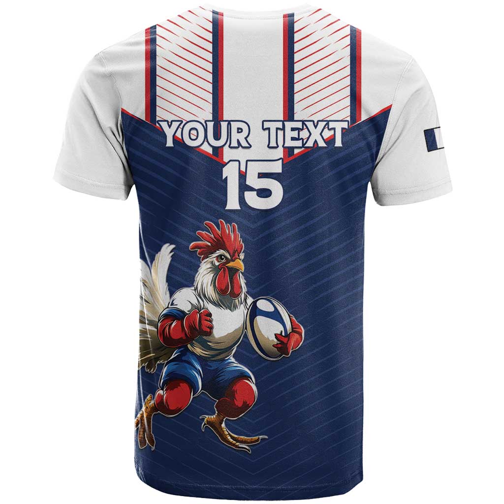 France Rugby Custom T Shirt Allez Les Bleus - Sporty Style