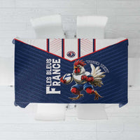 France Rugby Custom Tablecloth Allez Les Bleus - Sporty Style