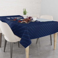 France Rugby Custom Tablecloth Allez Les Bleus - Sporty Style