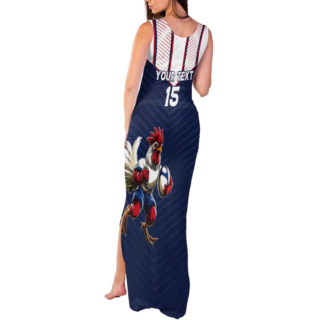 France Rugby Custom Tank Maxi Dress Allez Les Bleus - Sporty Style