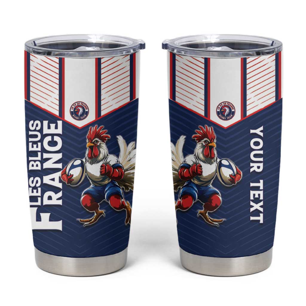 France Rugby Custom Tumbler Cup Allez Les Bleus - Sporty Style