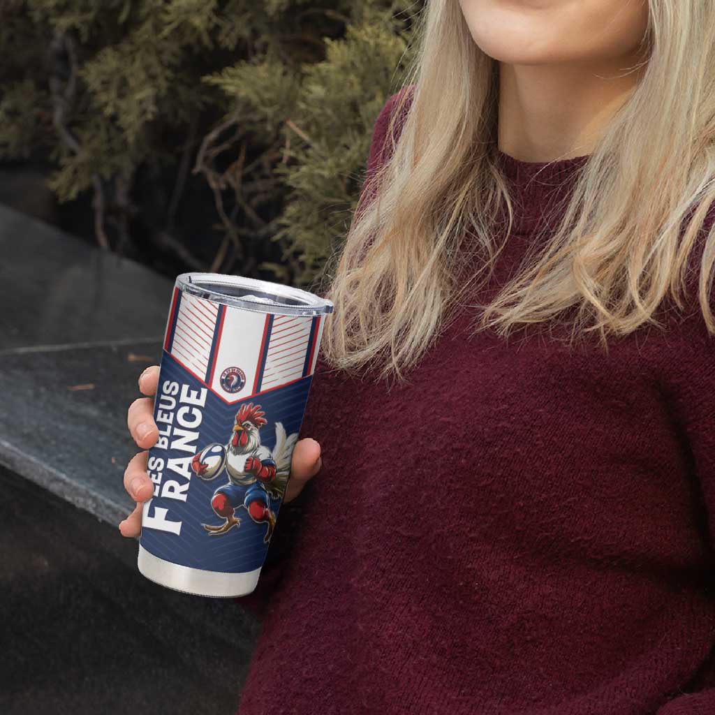 France Rugby Custom Tumbler Cup Allez Les Bleus - Sporty Style