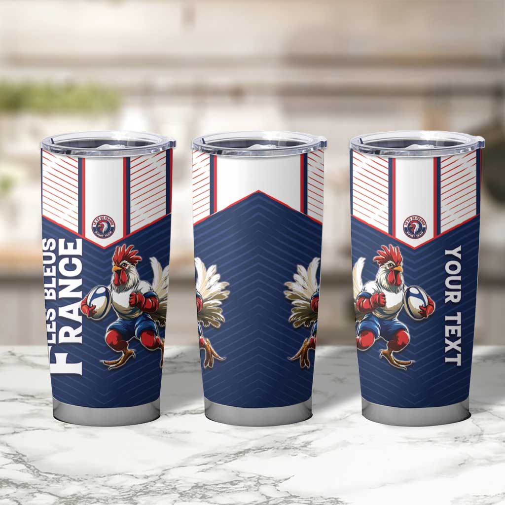 France Rugby Custom Tumbler Cup Allez Les Bleus - Sporty Style