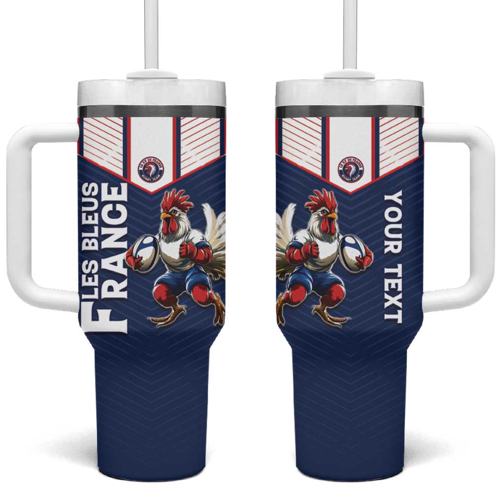 France Rugby Custom Tumbler With Handle Allez Les Bleus - Sporty Style