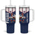 France Rugby Custom Tumbler With Handle Allez Les Bleus - Sporty Style