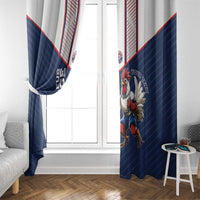 France Rugby Custom Window Curtain Allez Les Bleus - Sporty Style