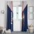 France Rugby Custom Window Curtain Allez Les Bleus - Sporty Style
