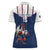 France Rugby Custom Women Polo Shirt Allez Les Bleus - Sporty Style