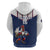 France Rugby Custom Zip Hoodie Allez Les Bleus - Sporty Style